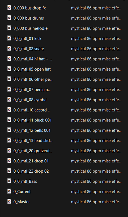 La Vraie Nature du Réel 86 bpm C majeur